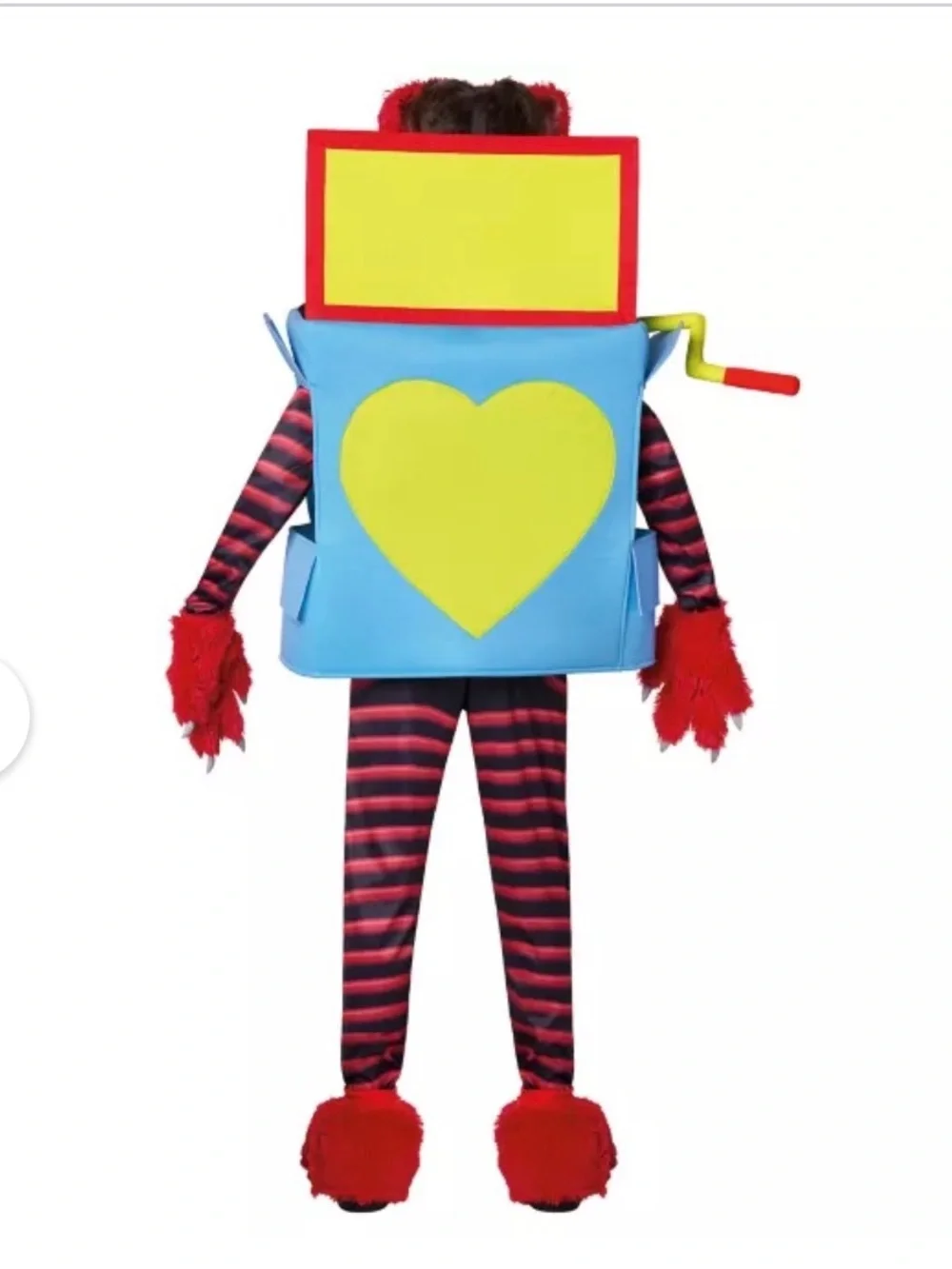 Boxy Boo Childs Costume ,Poppy Playtime, Child Size Medium 8-10,